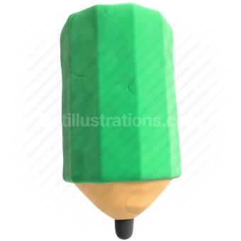 popsicle, ice cream, summer, frozen, treat, refreshment